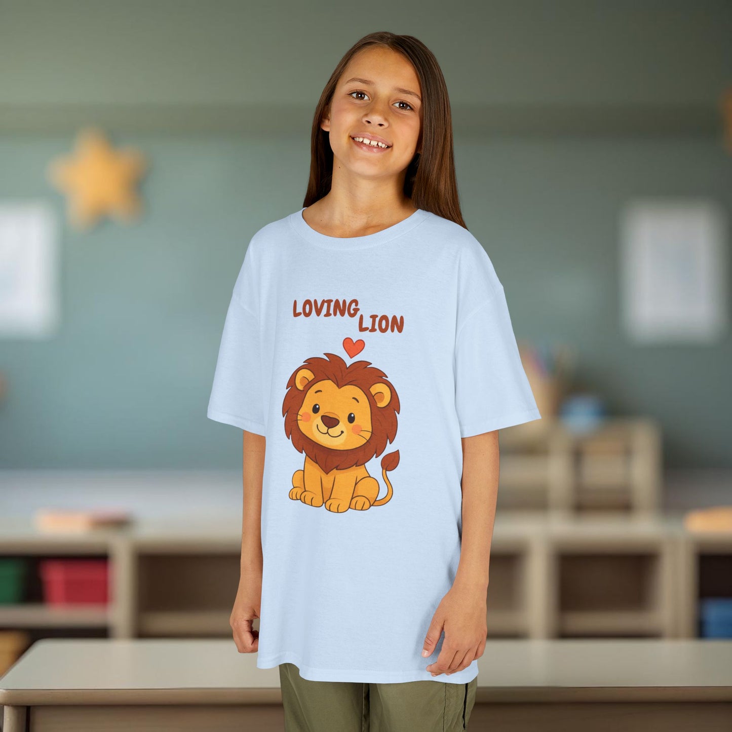 Comfy Kids Tee - Loving Lion