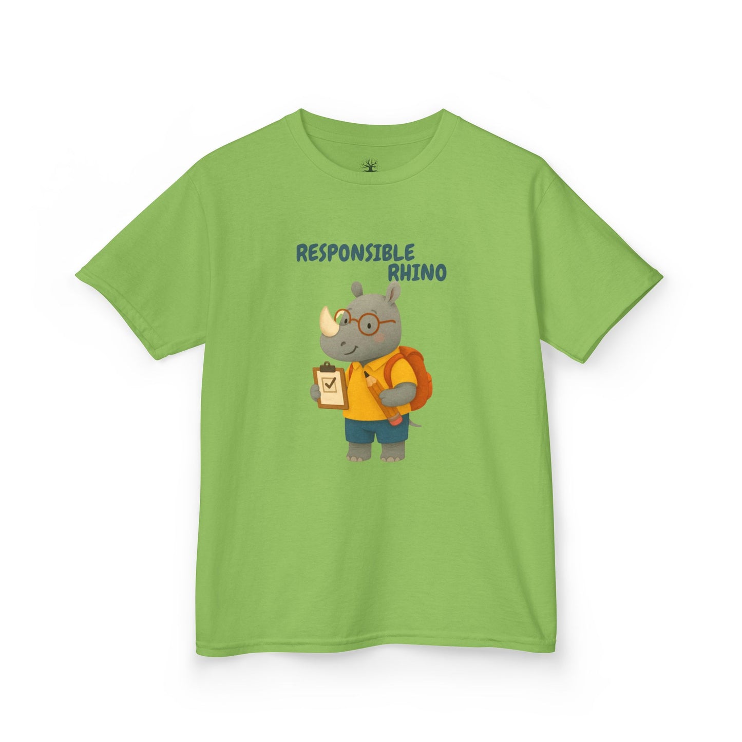 Comfy Kids Tee - Responsible Rhino