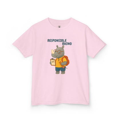 Comfy Kids Tee - Responsible Rhino