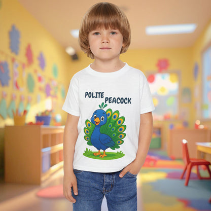 Toddler Tee - Polite Peacock