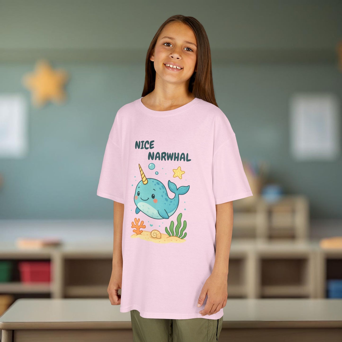 Comfy Kids Tee - Nice Narwhal