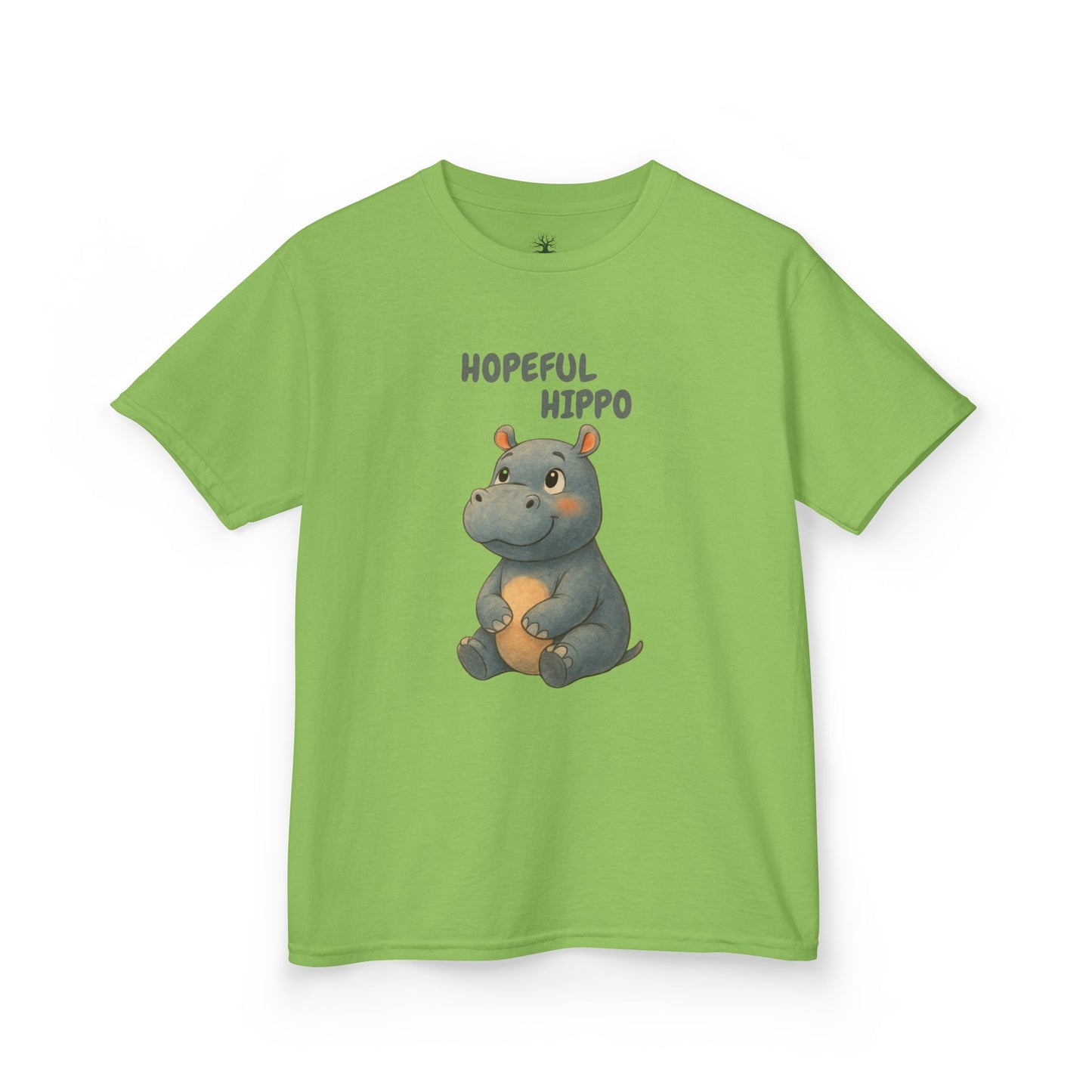 Comfy Kids Tee - Hopeful Hippo