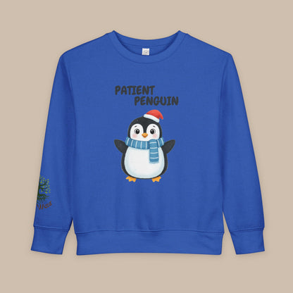 Toddler Sweatshirt - Patient Penguin