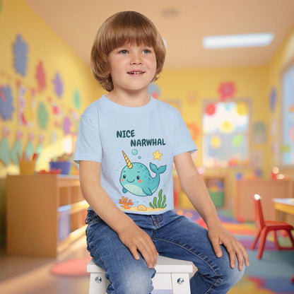 Toddler Tee - Nice Narwhal