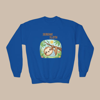 Comfy Kids Sweatshirt - Serene Sloth