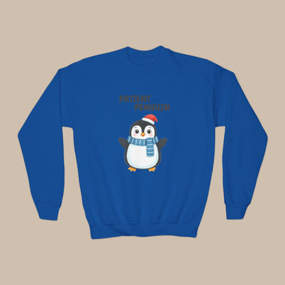 Comfy Kids Sweatshirt - Patient Penguin