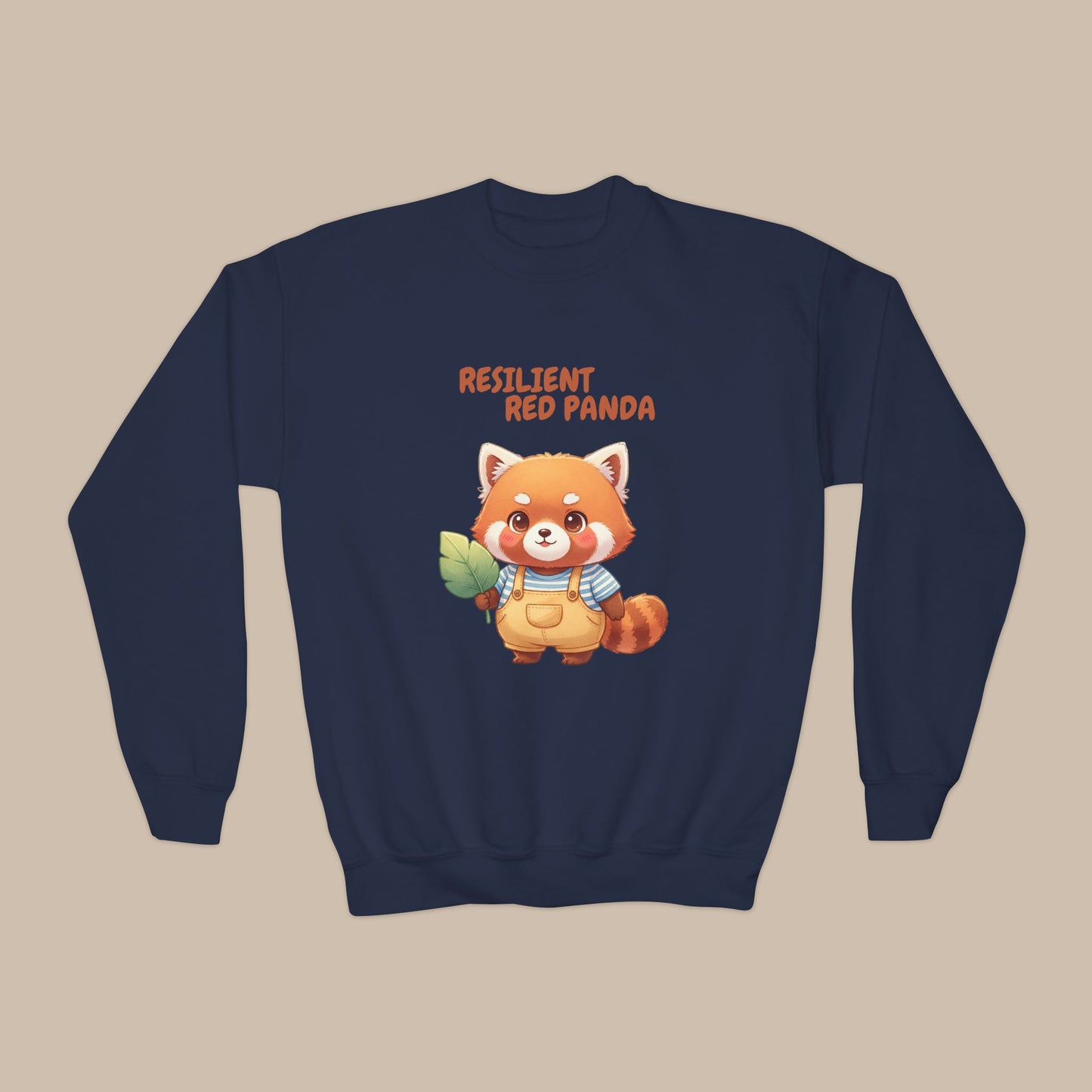 Comfy Kids Sweatshirt - Resilient Red Panda