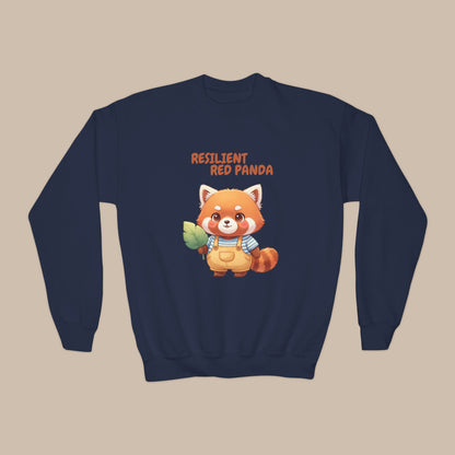 Comfy Kids Sweatshirt - Resilient Red Panda