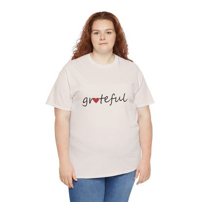 Comfy Cotton Tee - Grateful Heart