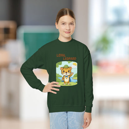 Comfy Kids Sweatshirt - Loyal Leopard