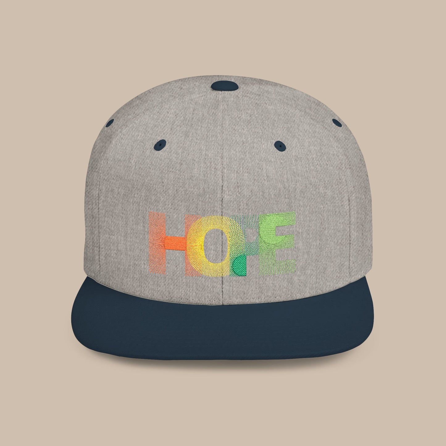 Flat Bill Snapback Cap - HOPE