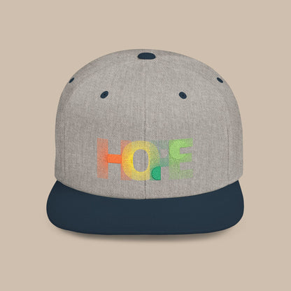 Flat Bill Snapback Cap - HOPE