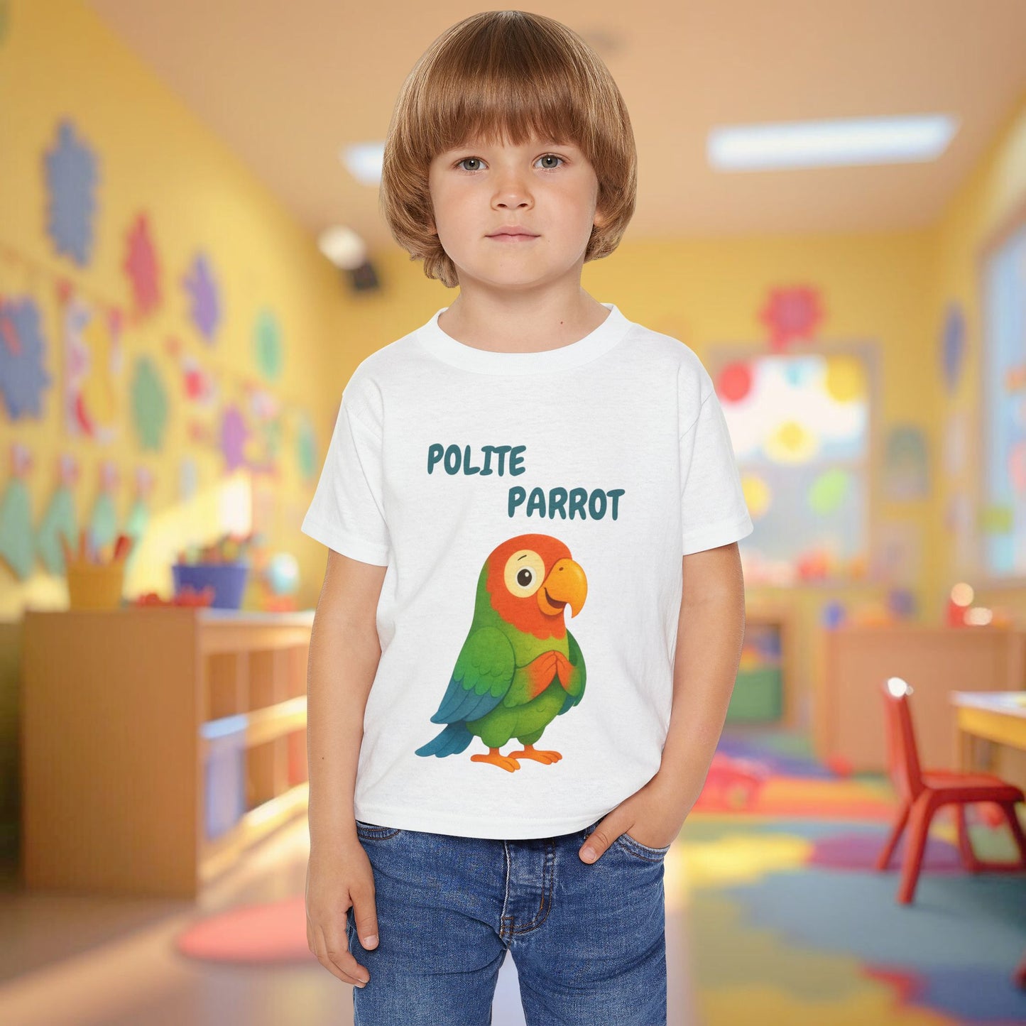 Toddler Tee - Polite Parrot