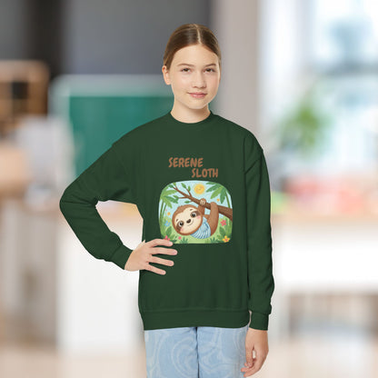 Comfy Kids Sweatshirt - Serene Sloth