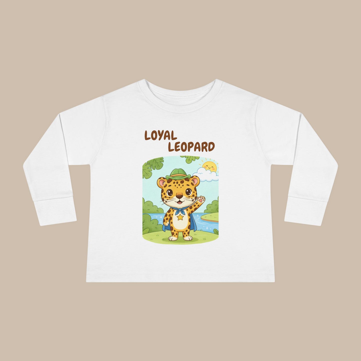 Toddler Long Sleeve Tee - Loyal Leopard