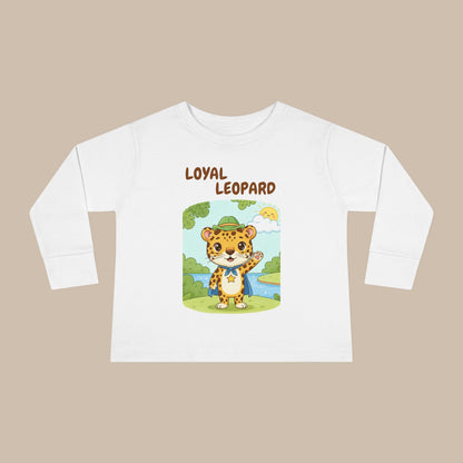 Toddler Long Sleeve Tee - Loyal Leopard