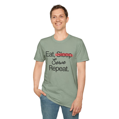 Soft & Stylish Tee - Eat, Serve, Repeat