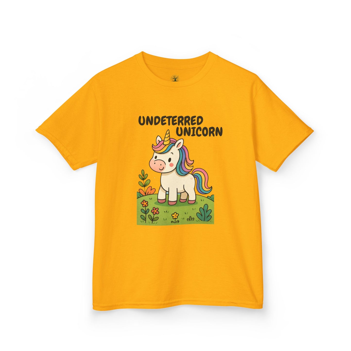 Comfy Kids Tee - Undeterred Unicorn