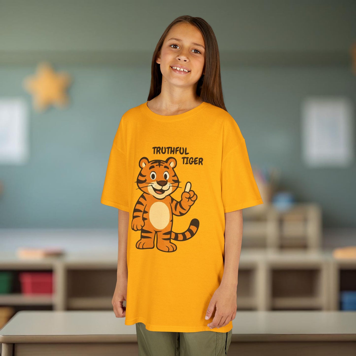 Comfy Kids Tee - Truthful Tiger