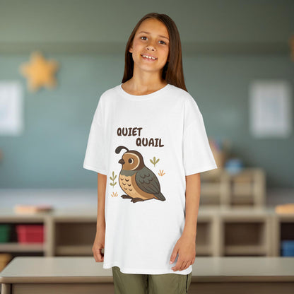 Comfy Kids Tee - Quiet Quail