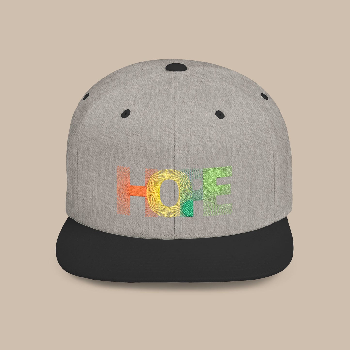 Flat Bill Snapback Cap - HOPE