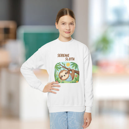 Comfy Kids Sweatshirt - Serene Sloth