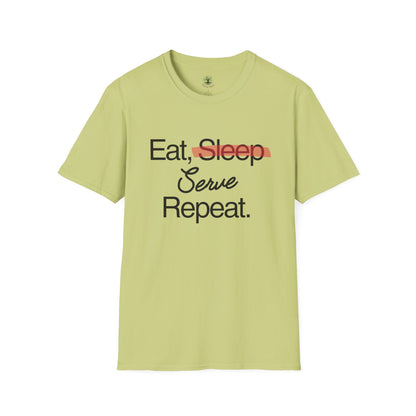 Soft & Stylish Tee - Eat, Serve, Repeat