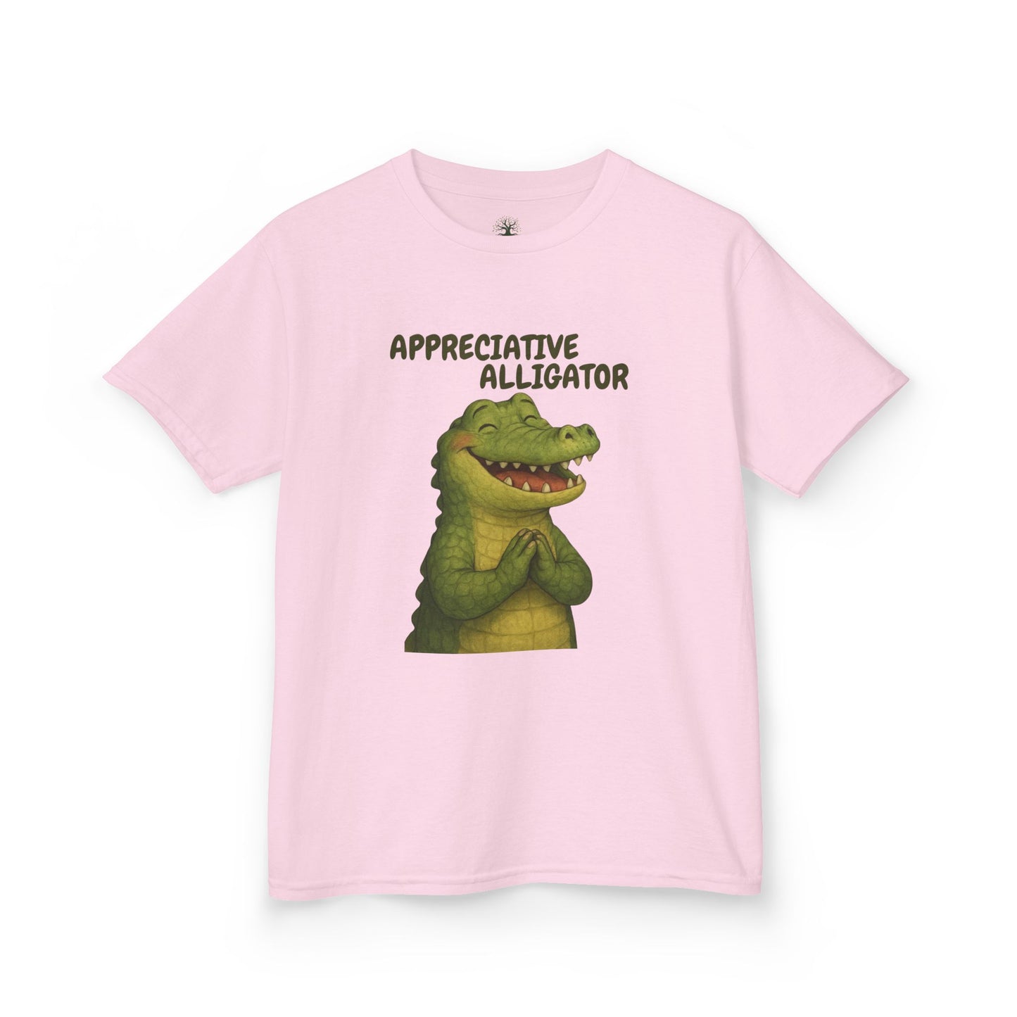 Comfy Kids Tee - Appreciative Alligator