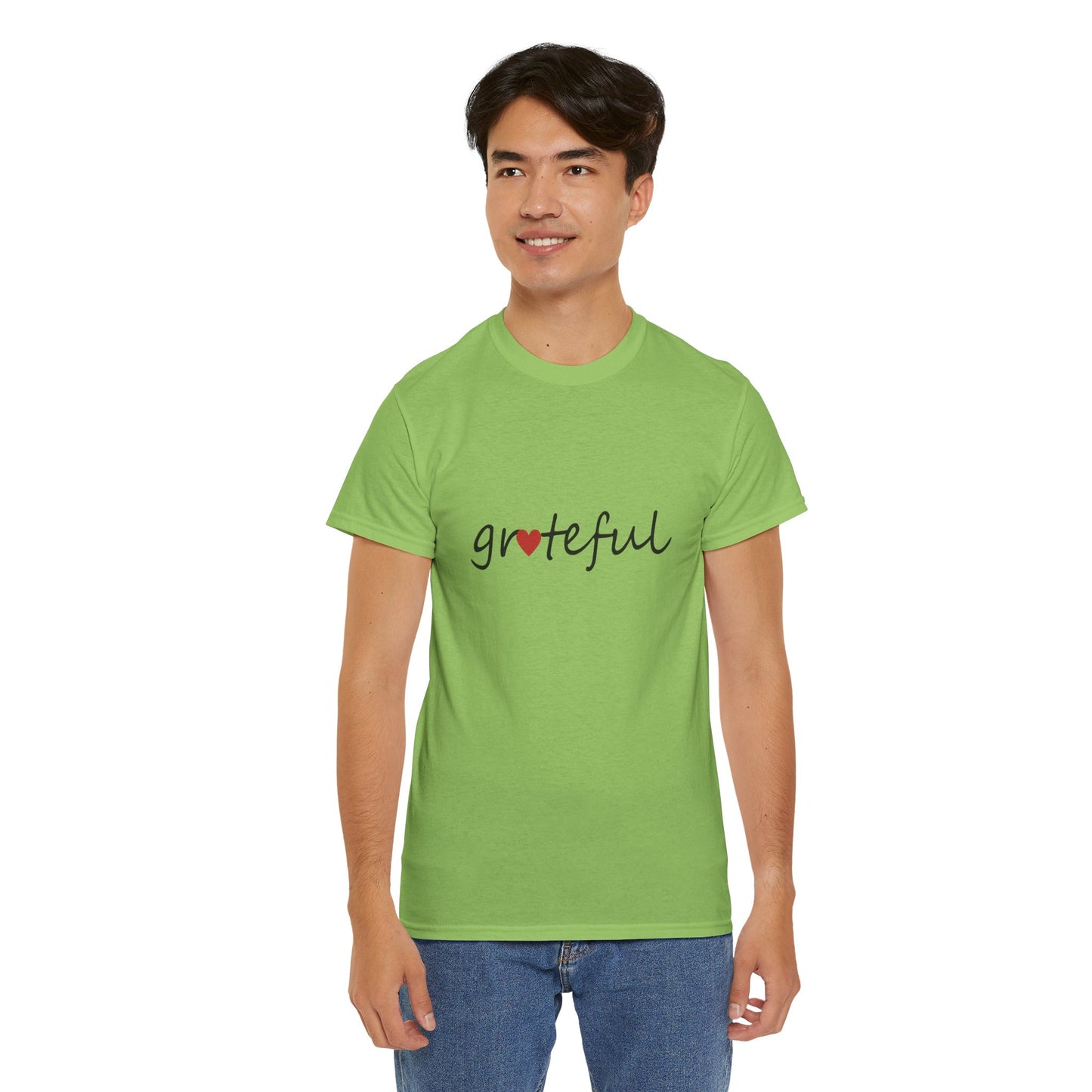 Comfy Cotton Tee - Grateful Heart