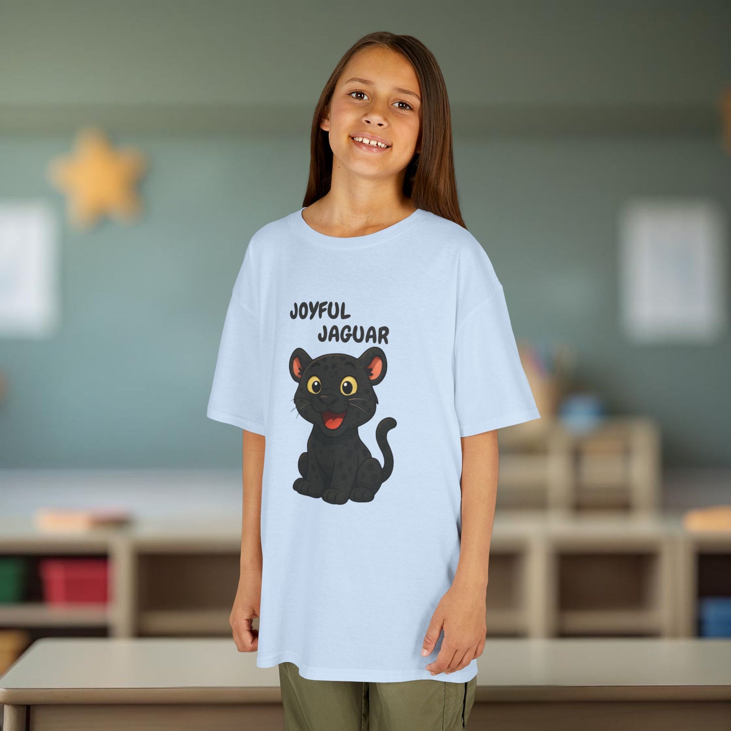 Comfy Kids Tee - Joyful Jaguar