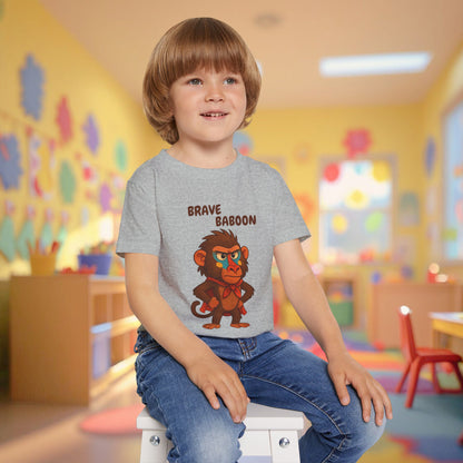 Toddler Tee - Brave Baboon