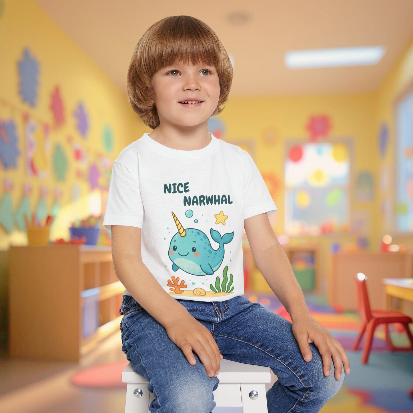 Toddler Tee - Nice Narwhal