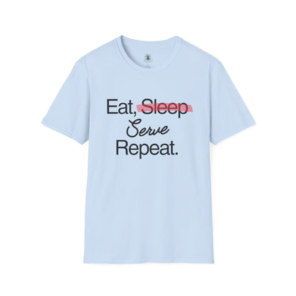 Soft & Stylish Tee - Eat, Serve, Repeat