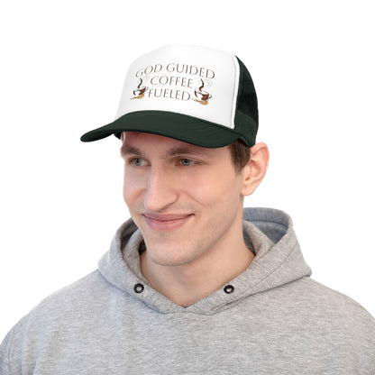 Trucker Cap - God Guided, Coffee Fueled