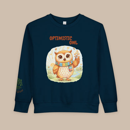 Toddler Sweatshirt - Optimistic Owl