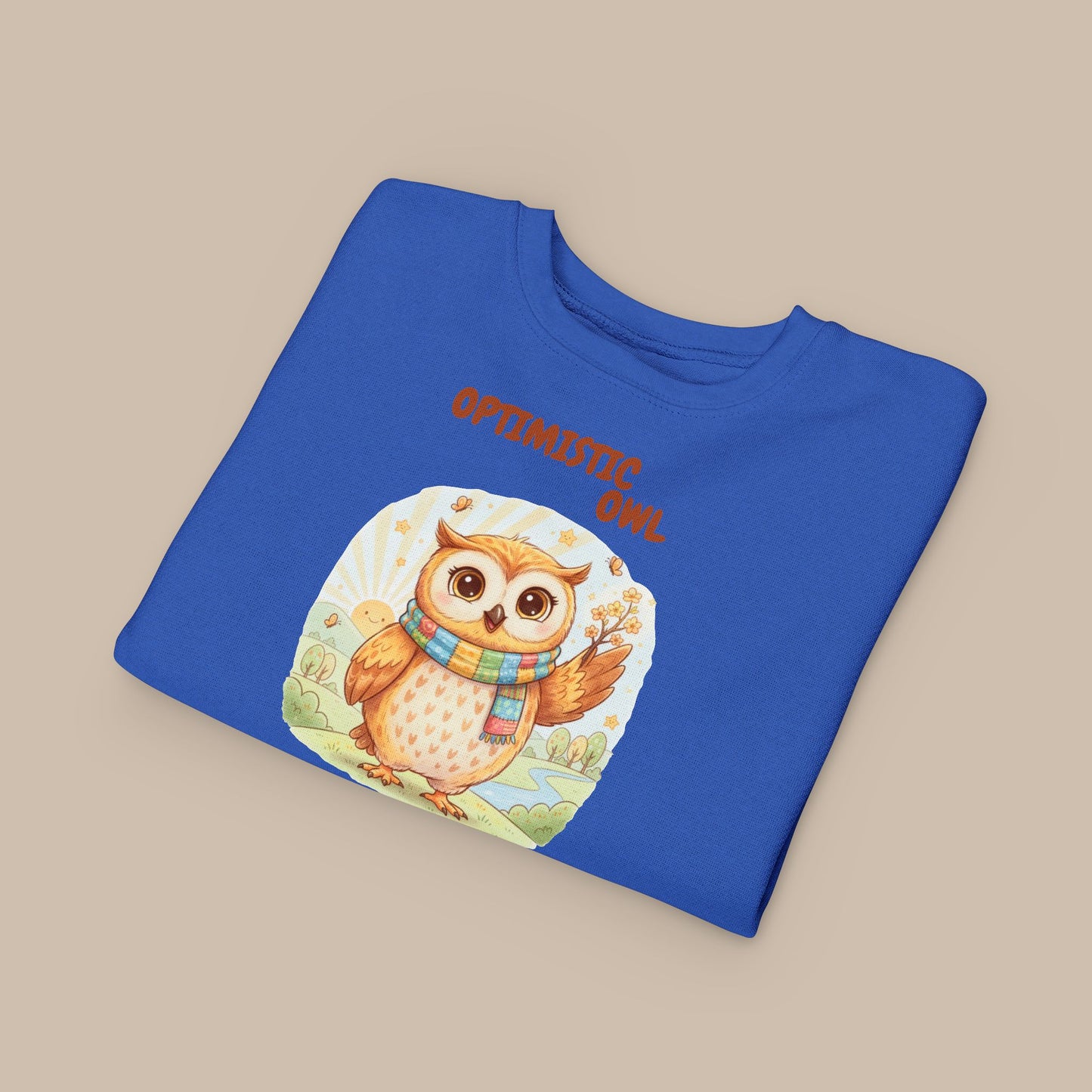Toddler Sweatshirt - Optimistic Owl