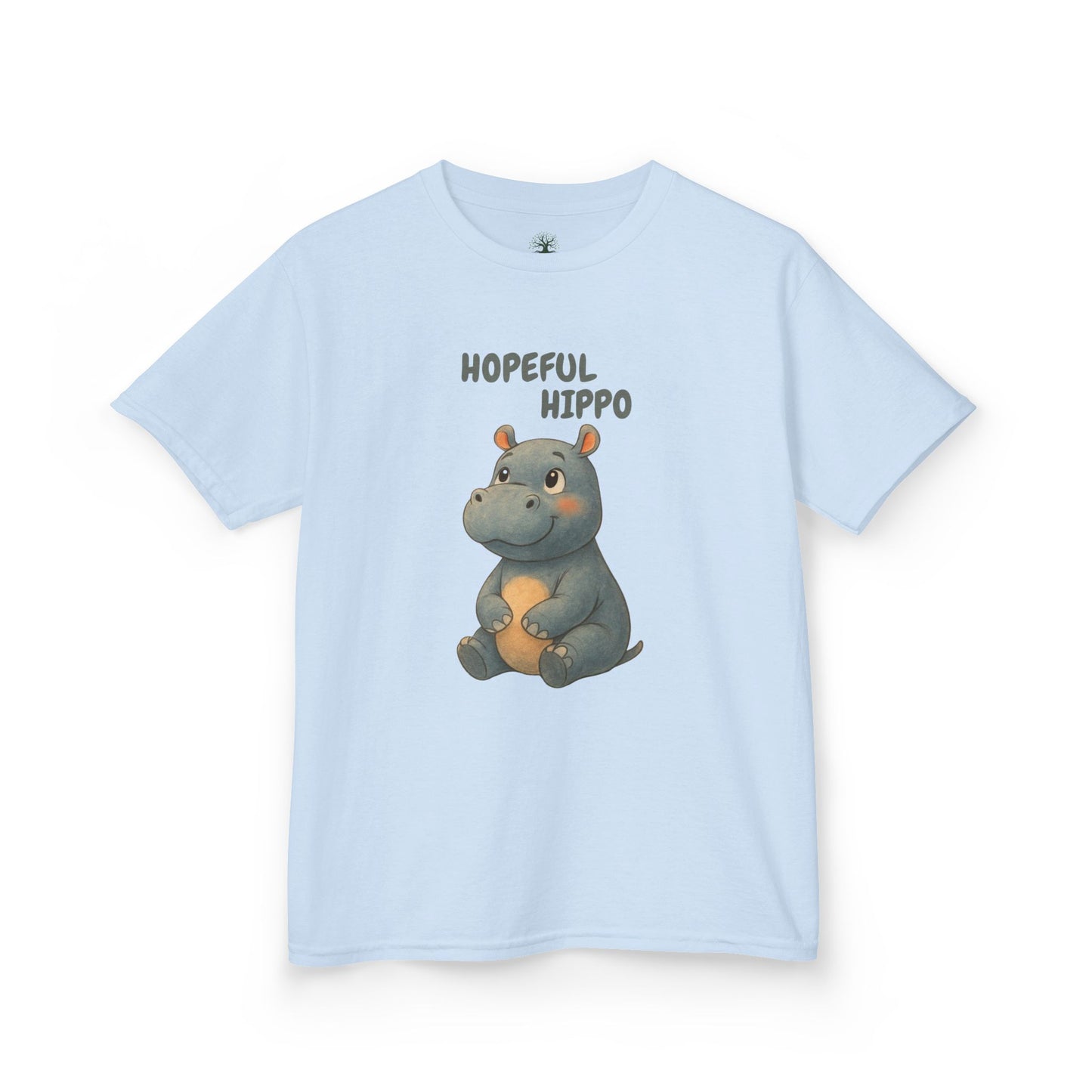 Comfy Kids Tee - Hopeful Hippo