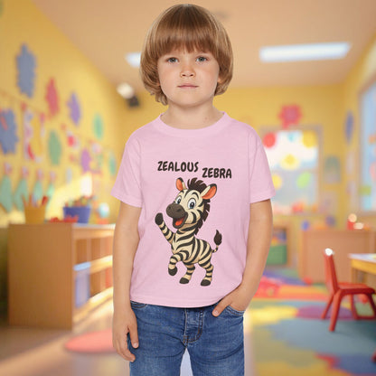Toddler Tee - Zealous Zebra