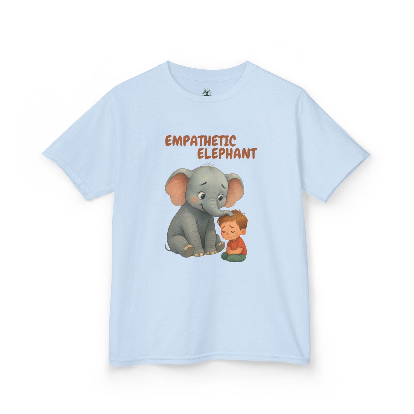 Comfy Kids Tee - Empathetic Elephant
