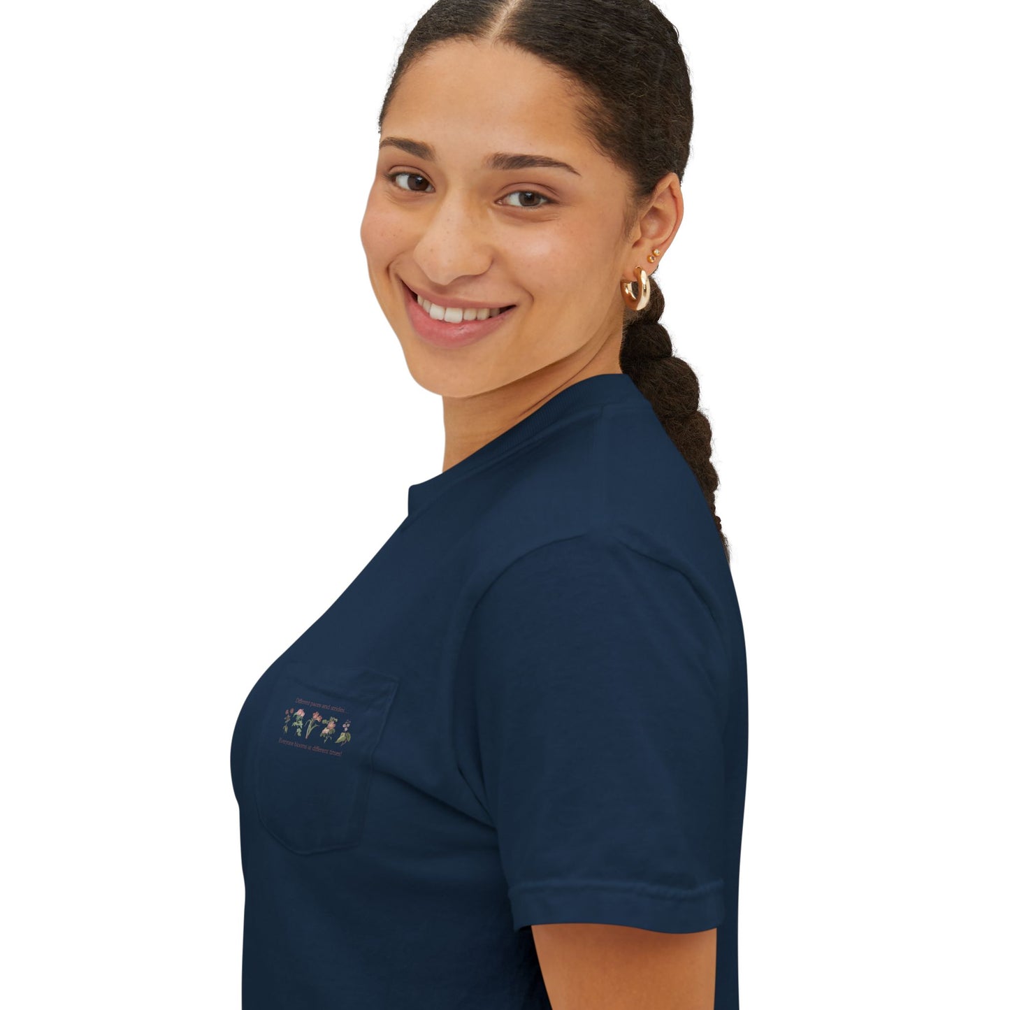 Garment-Dyed Pocket Tee - Different Paces and Strides