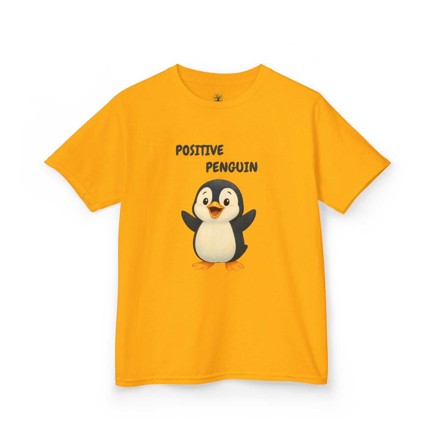 Comfy Kids Tee - Positive Penguin