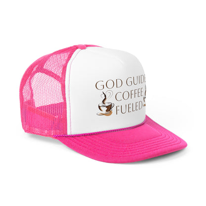 Trucker Cap - God Guided, Coffee Fueled