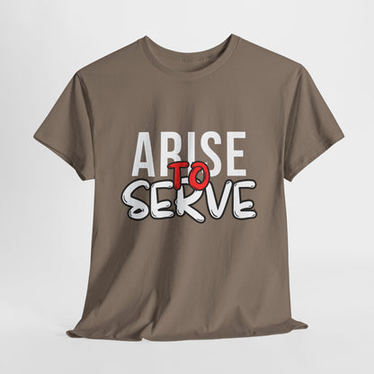 Comfy Cotton Tee - Arise to Serve