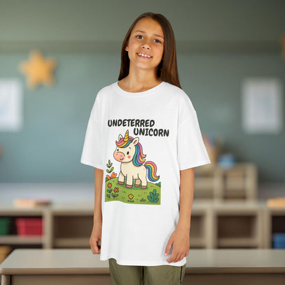 Comfy Kids Tee - Undeterred Unicorn