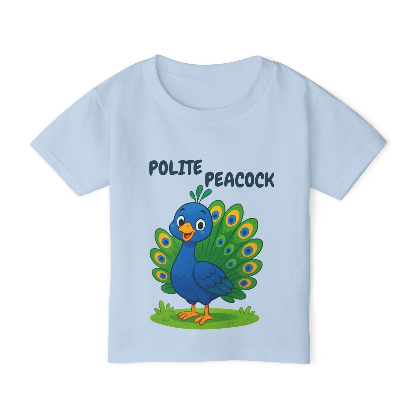 Toddler Tee - Polite Peacock