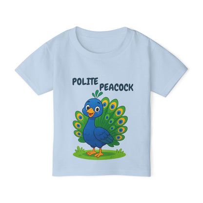 Toddler Tee - Polite Peacock