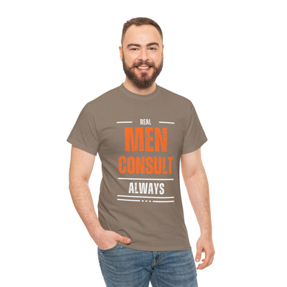 Comfy Cotton Tee - Men Consult