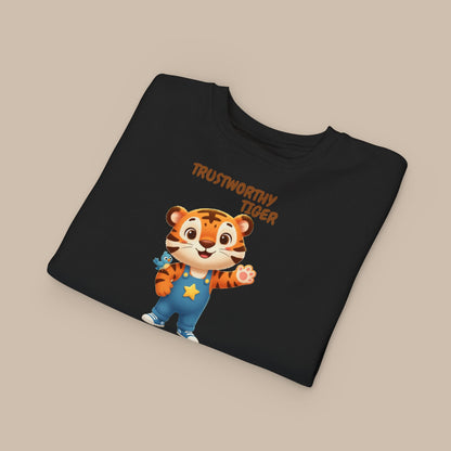 Toddler Sweatshirt - Trustworthy Tiger