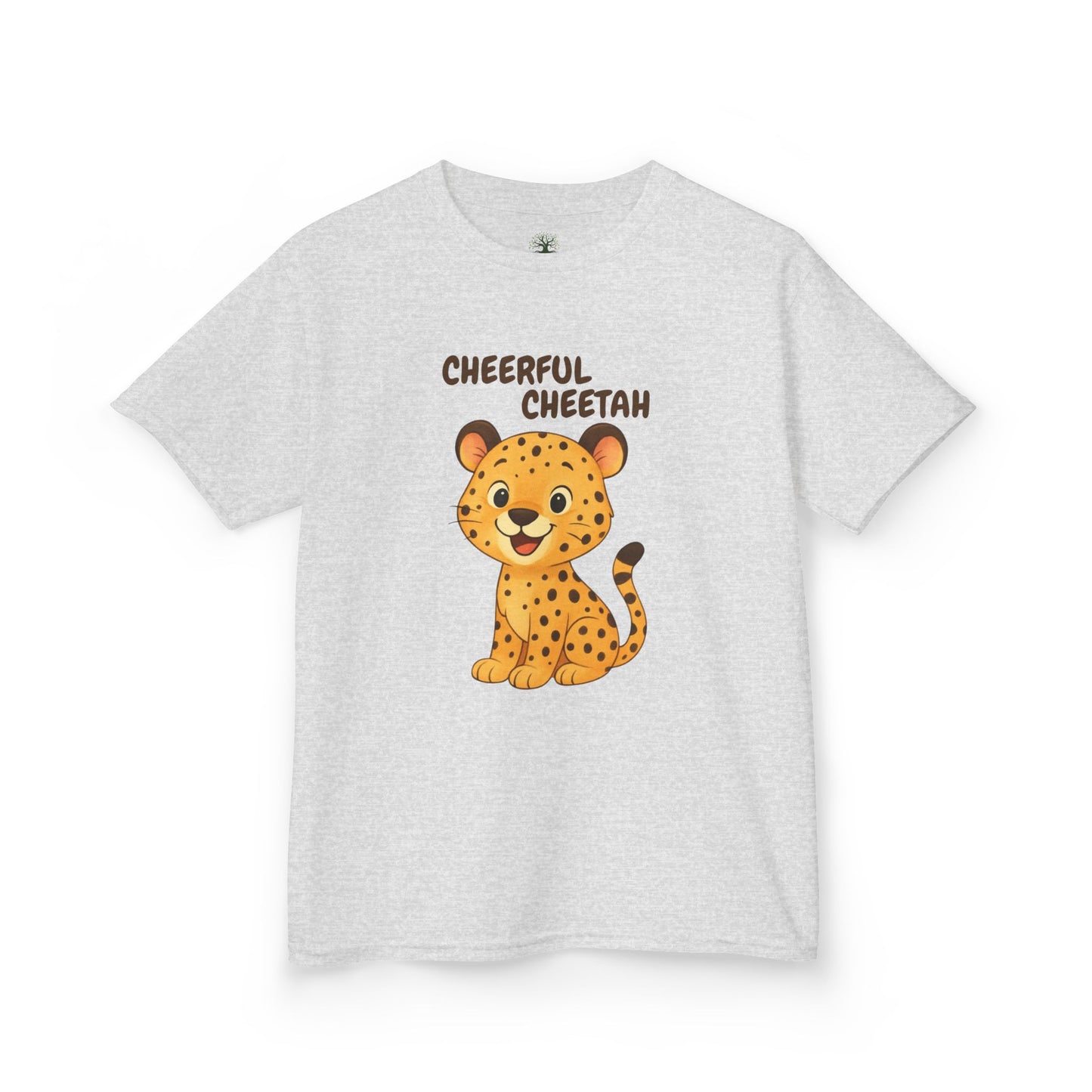 Comfy Kids Tee - Cheerful Cheetah