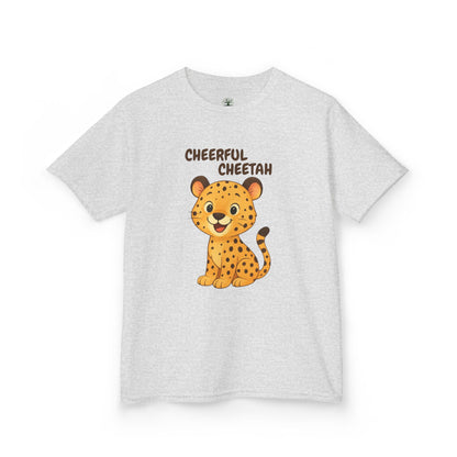 Comfy Kids Tee - Cheerful Cheetah